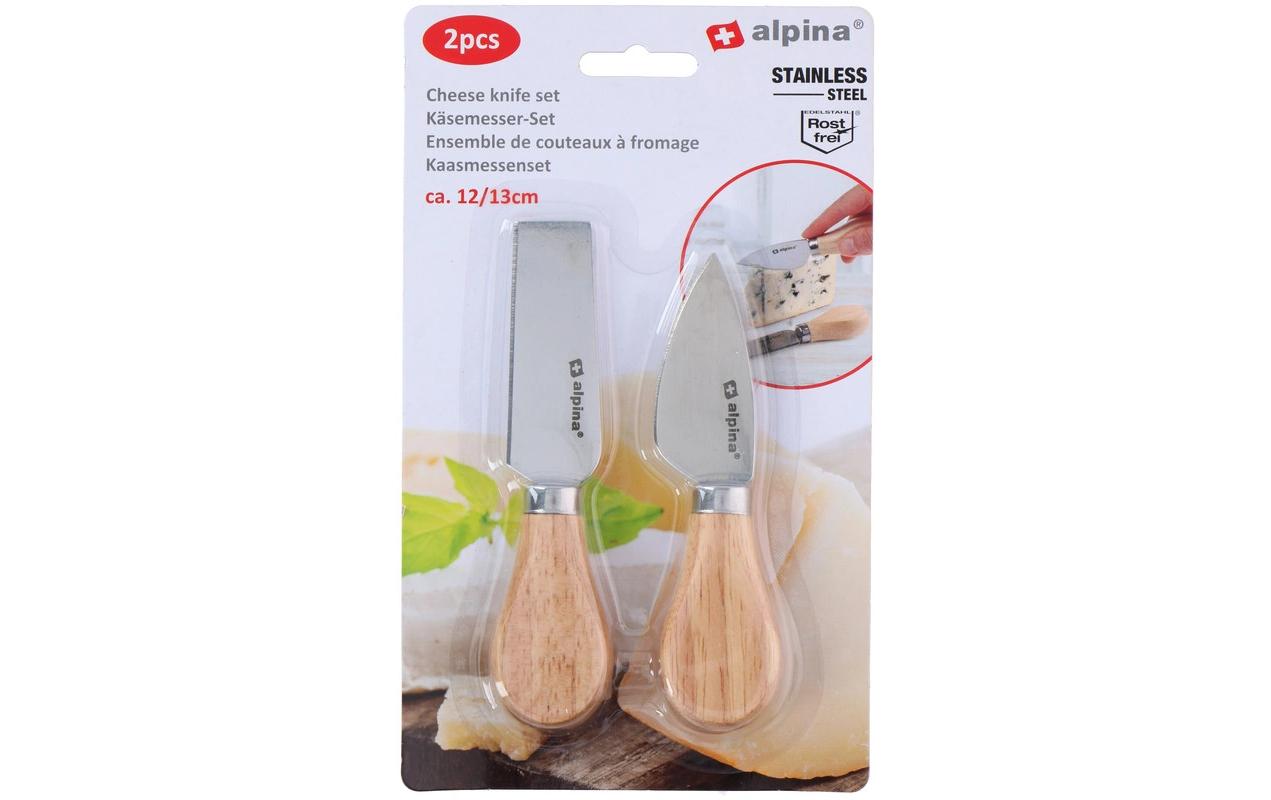 alpina Messer-Set 2-teilig Silber