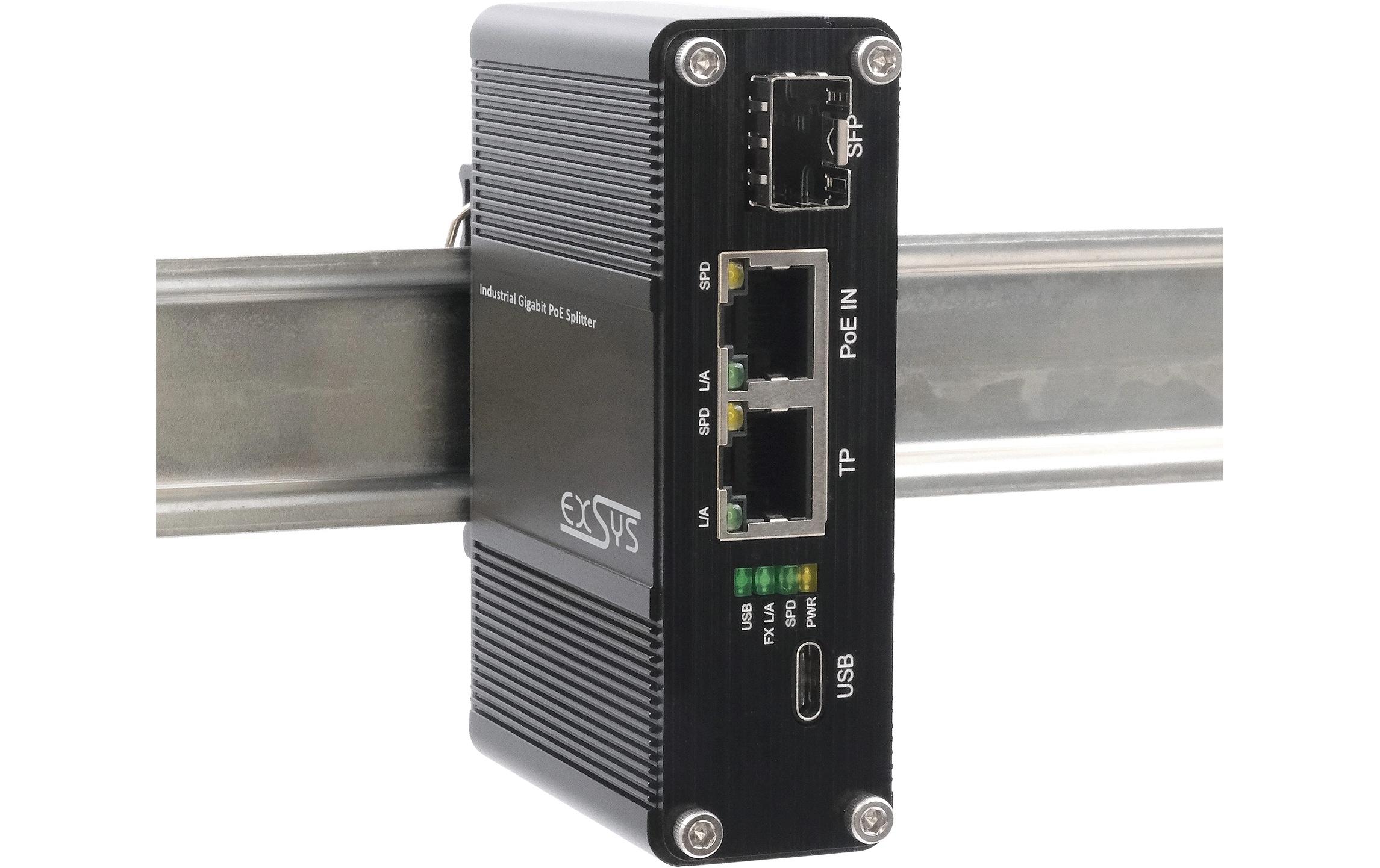 Exsys PoE Splitter EX-60328 Exsys PoE Splitter EX-60328