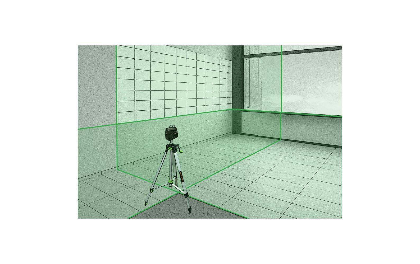 Laserliner Kreuzlinien-Laser PocketPlane-Laser 3G Set 150 cm 30 m