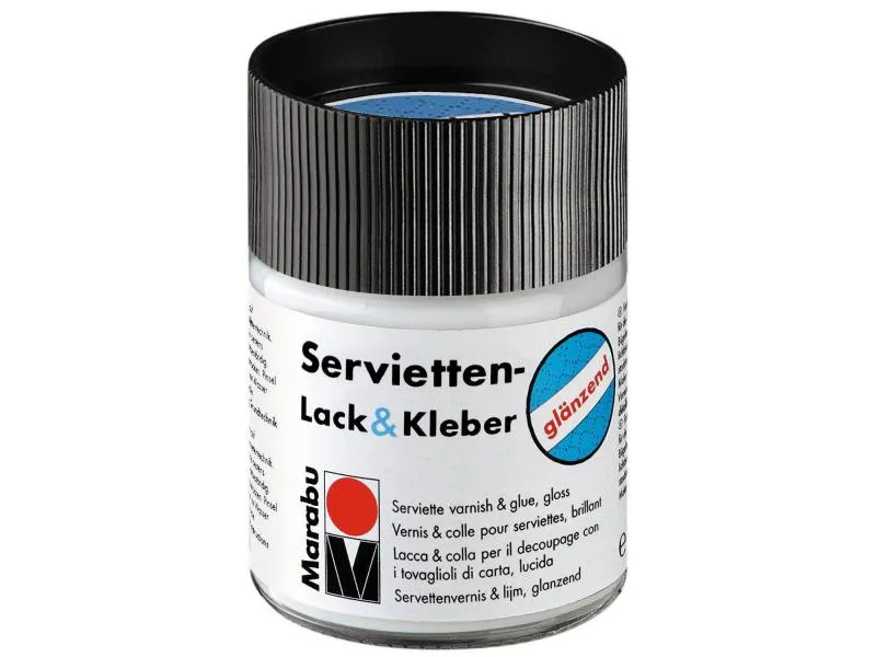 Marabu Servietten-Lack & Kleber glänzend 50 ml Marabu Servietten-Lack & Kleber glänzend 50 ml