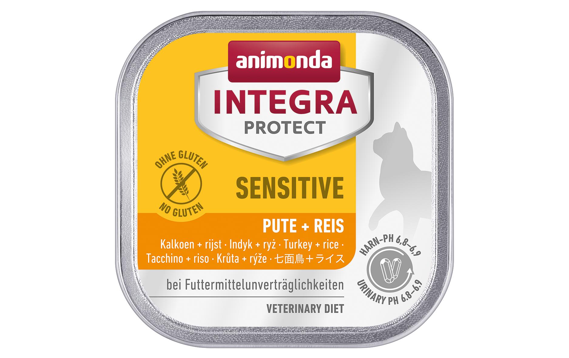 Animonda Integra Protect Nassfutter Sensitive Pute & Reis, 100 g