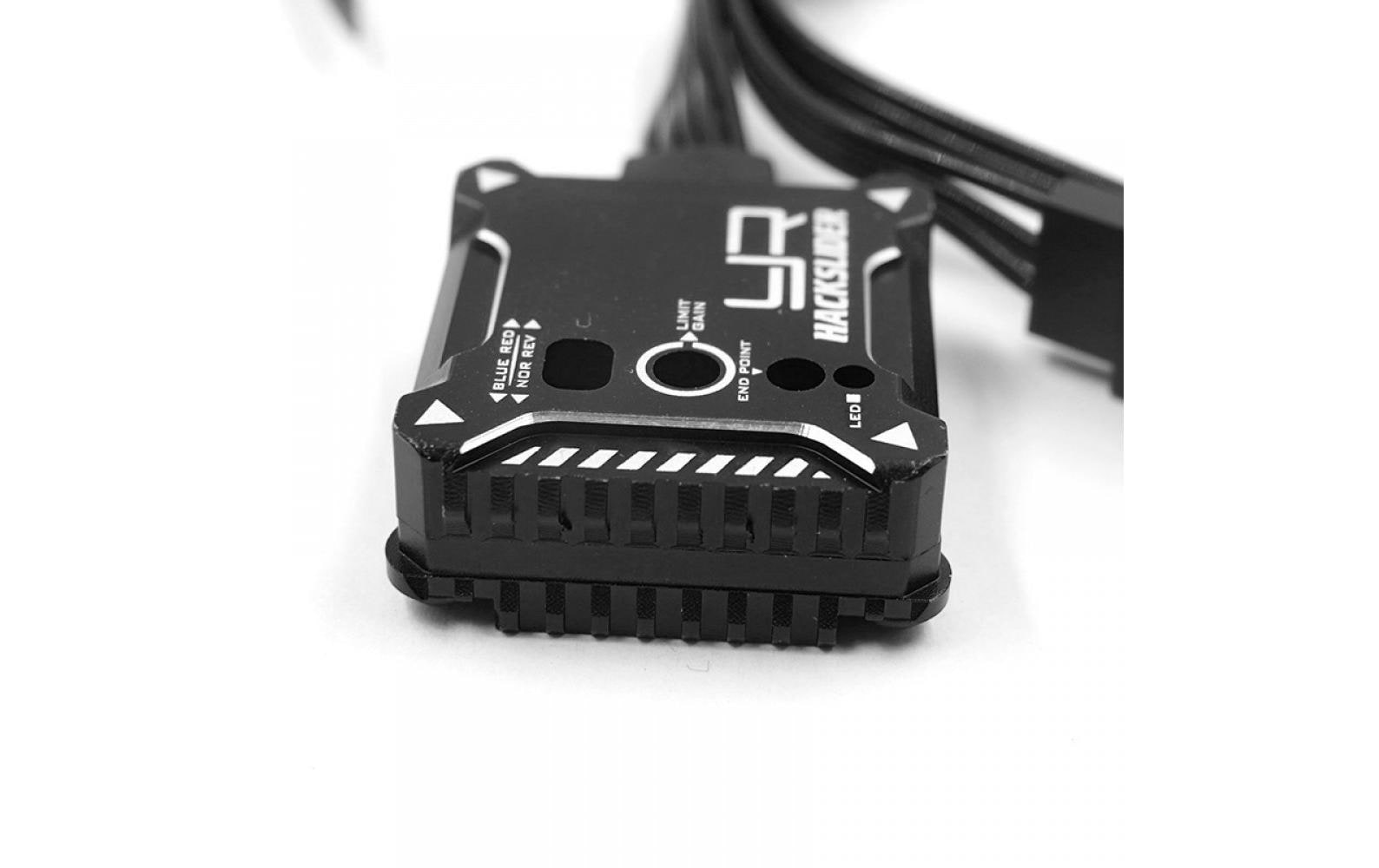 Yeah Racing Hackslider Drift Tuned Gyro, Schwarz Yeah Racing Hackslider Drift Tuned Gyro, Schwarz