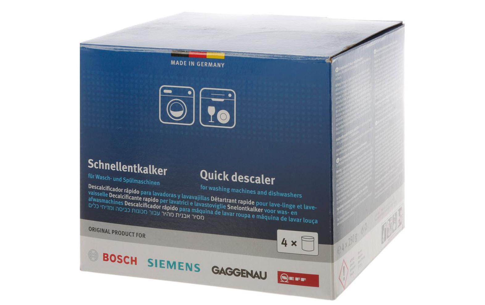 Siemens Entkalkungsmittel Schnellentkalker 4 x 250 g Siemens Entkalkungsmittel Schnellentkalker 4 x 250 g