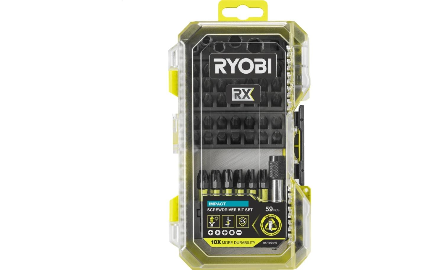 Ryobi Werkstatt Bit-Set 59-teilig Ryobi Werkstatt Bit-Set 59-teilig