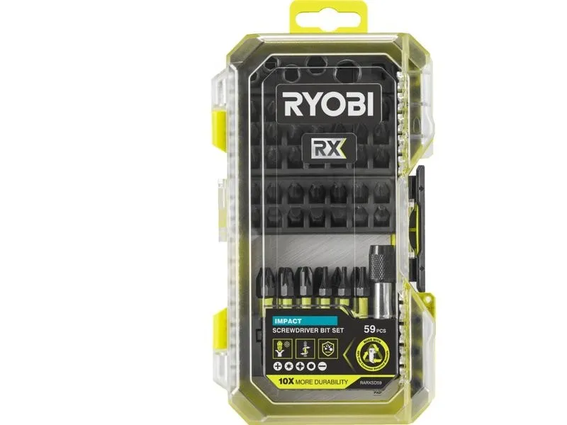 Ryobi Werkstatt Bit-Set 59-teilig Ryobi Werkstatt Bit-Set 59-teilig