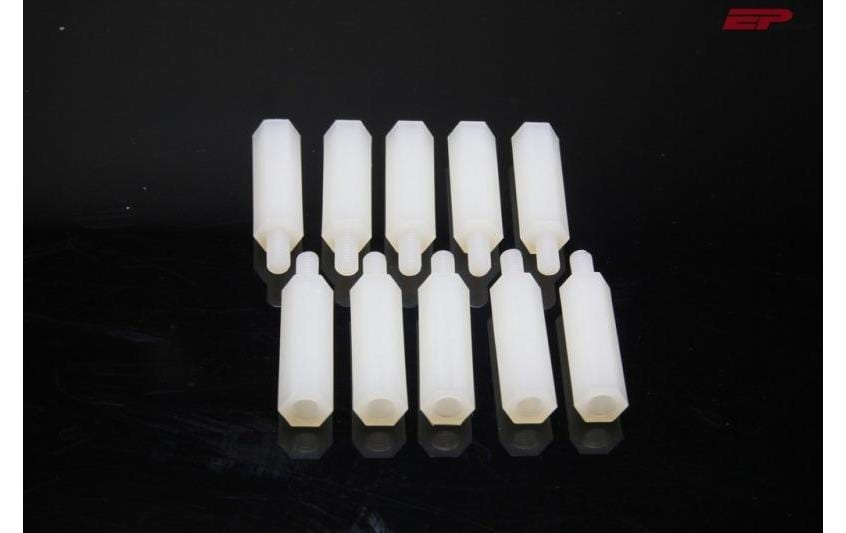 EP Verlängerung M3 15 mm Nylon, 10 Stk. EP Verlängerung M3 15 mm Nylon, 10 Stk.