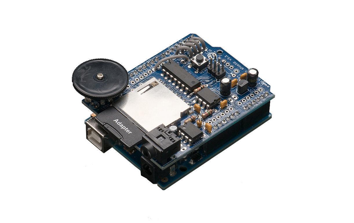 Adafruit Soundkarte Audio Wave Shield für Arduino 328 Board's