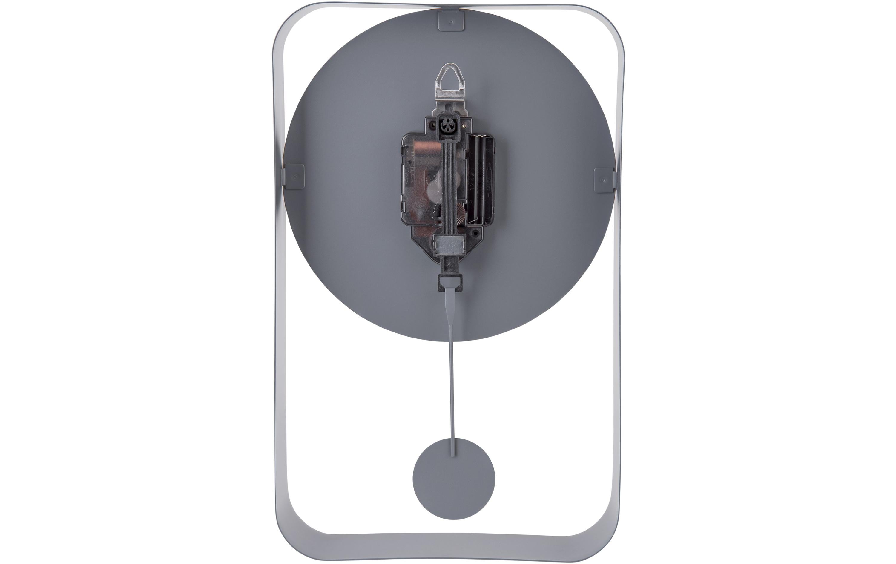 KARLSSON Wanduhr Pendulum Charm Small 20 x 32 cm, Grau