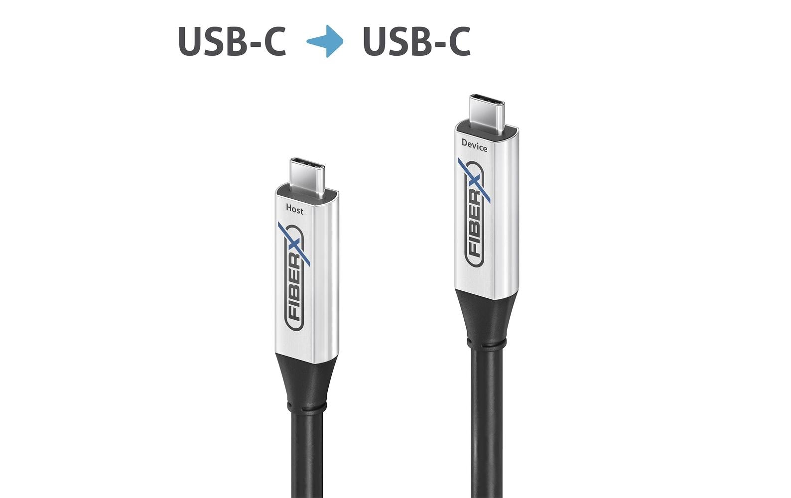 FiberX USB 3.1-Kabel FX-I600 USB C - USB C 15 m