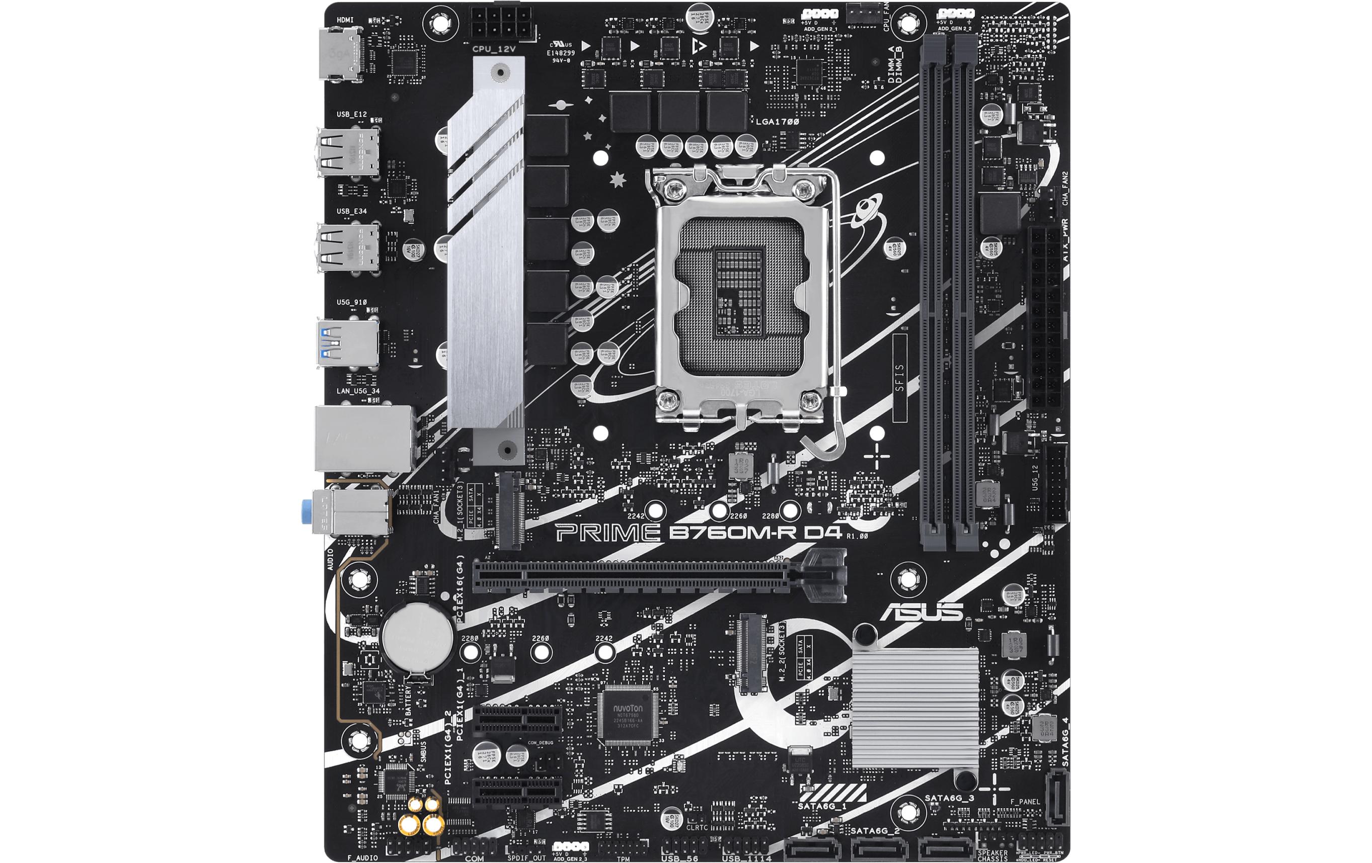 ASUS Mainboard Prime B760M-R D4