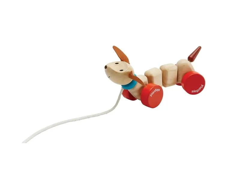 Plantoys Nachzieh-Hündchen aus Kautschukholz Plantoys Nachzieh-Hündchen aus Kautschukholz