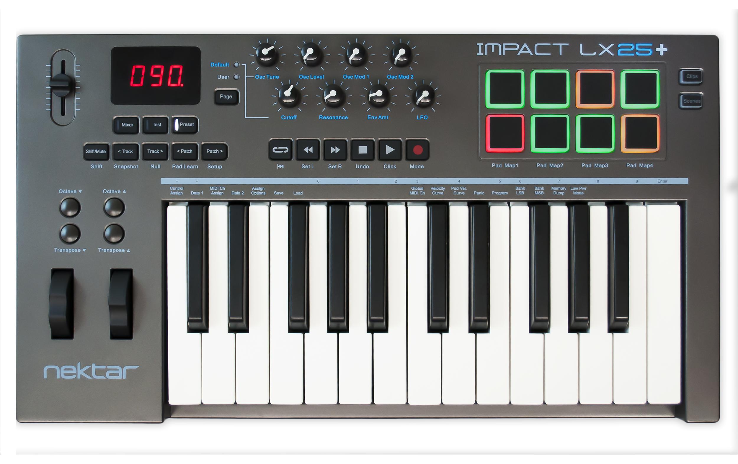 Nektar Keyboard Controller Impact LX25+