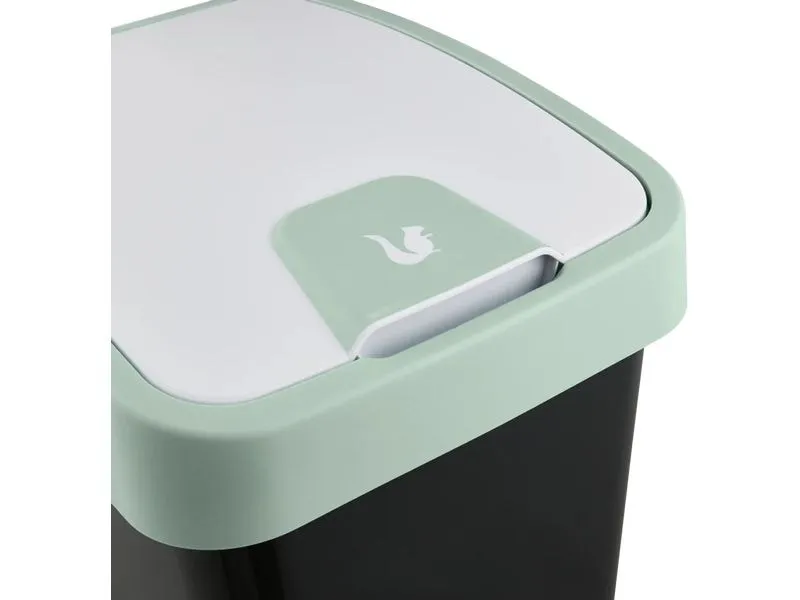keeeper Abfalleimer Magne 45 l, Flip-Deckel, soft green