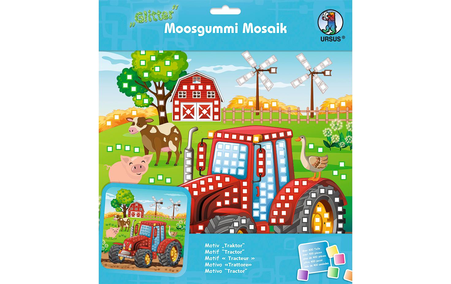 URSUS Moosgummi-Set Glitter Traktor, Mehrfarbig URSUS Moosgummi-Set Glitter Traktor, Mehrfarbig