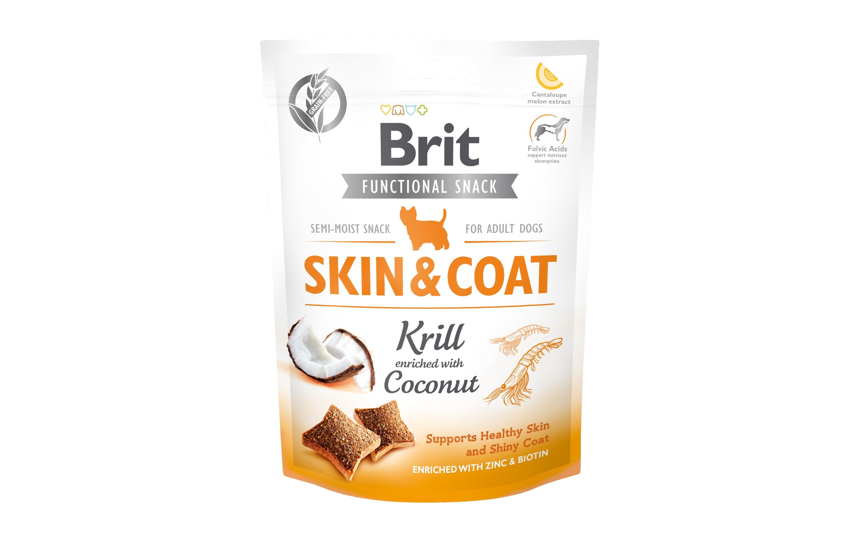 Brit Snack Dog Skin & Coat Krill, 150 g Brit Snack Dog Skin & Coat Krill, 150 g
