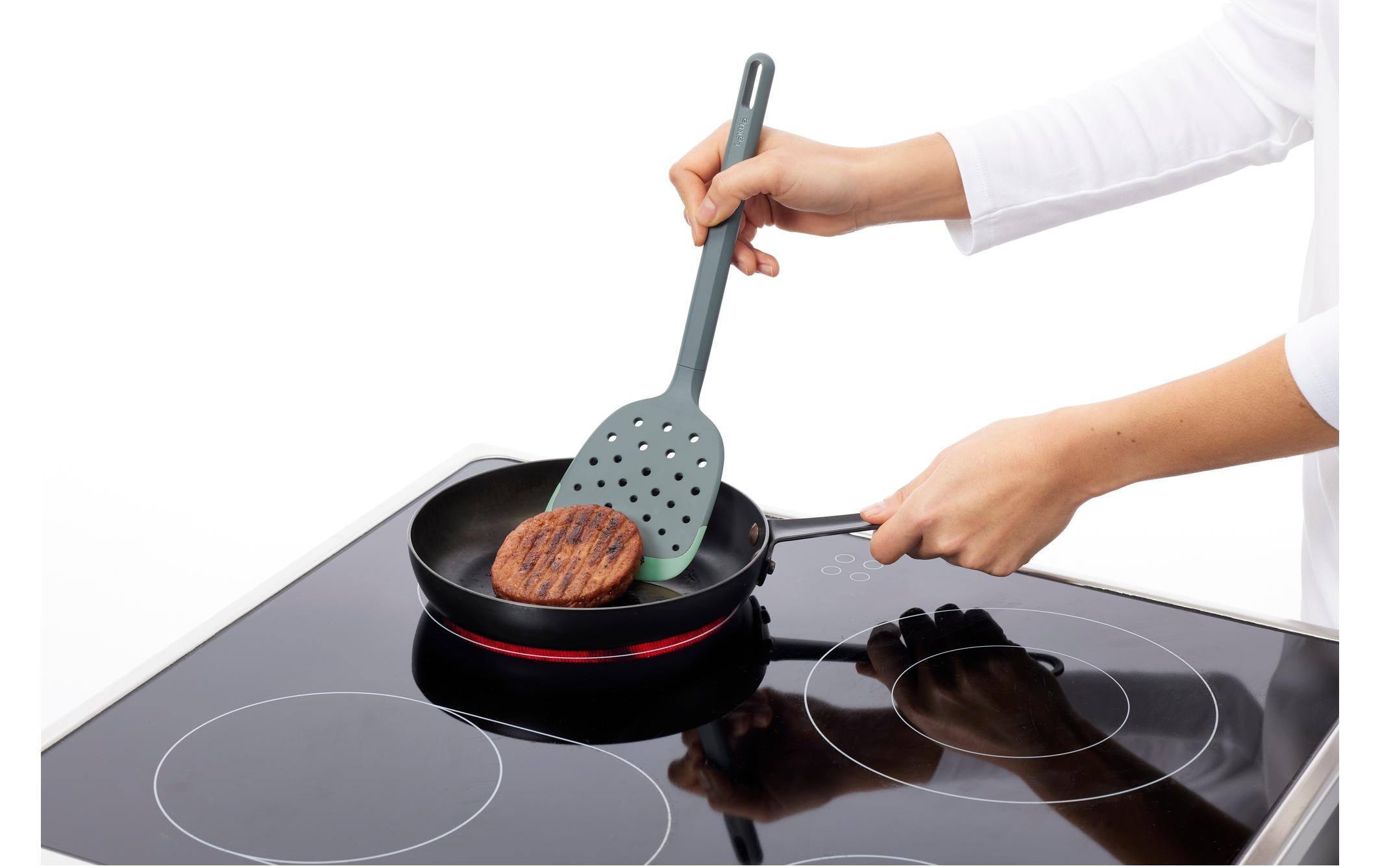 Lékué Pfannenwender PBT/Silikon, Grün/Schwarz