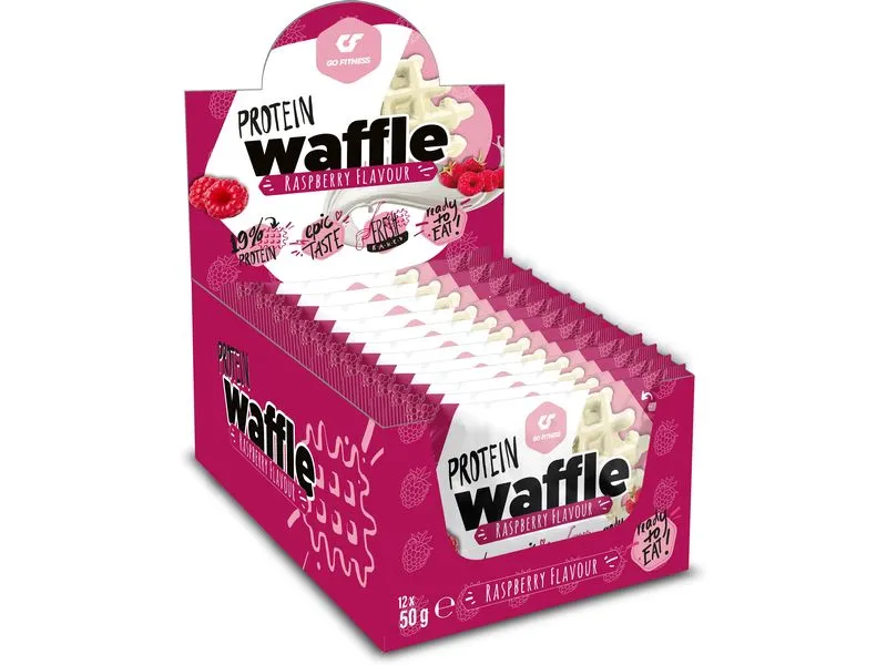Go Fitness Riegel Nutrition Protein Waffle Raspberry 12 x 50g Go Fitness Riegel Nutrition Protein Waffle Raspberry 12 x 50g