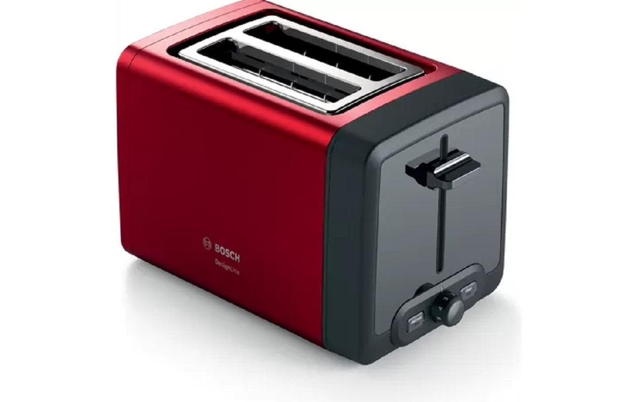Bosch Toaster DesignLine Rot/Schwarz
