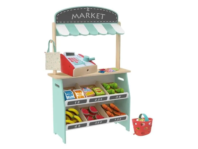 Hape Kaufladen Farmers Market Stall
