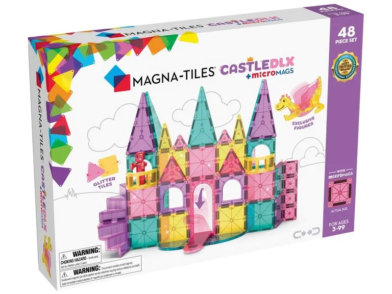 Magna-Tiles Bausteinmodell Schloss Deluxe 48-teilig Magna-Tiles Bausteinmodell Schloss Deluxe 48-teilig