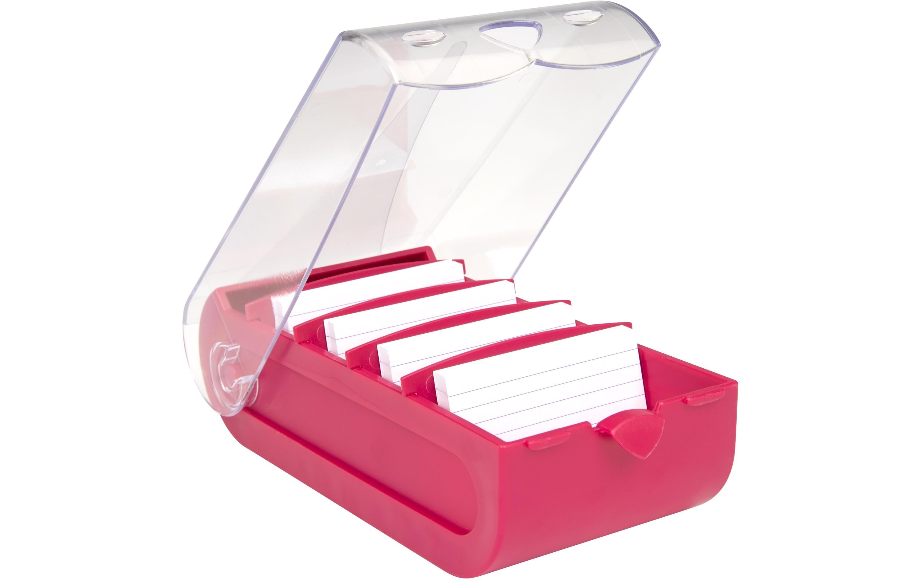 Biella Karteibox Bunny A8 100 Karten, Pink