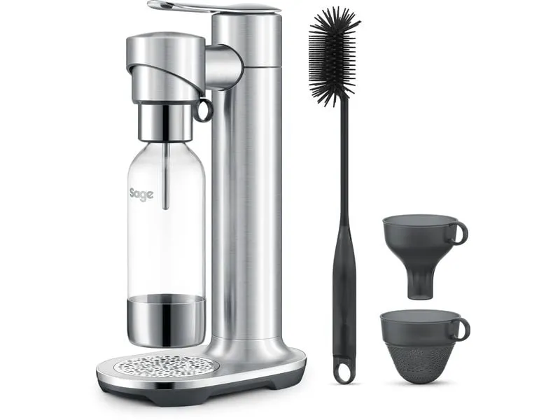Sage Wassersprudler the InFizz Fusion Brushed Stainless Steal