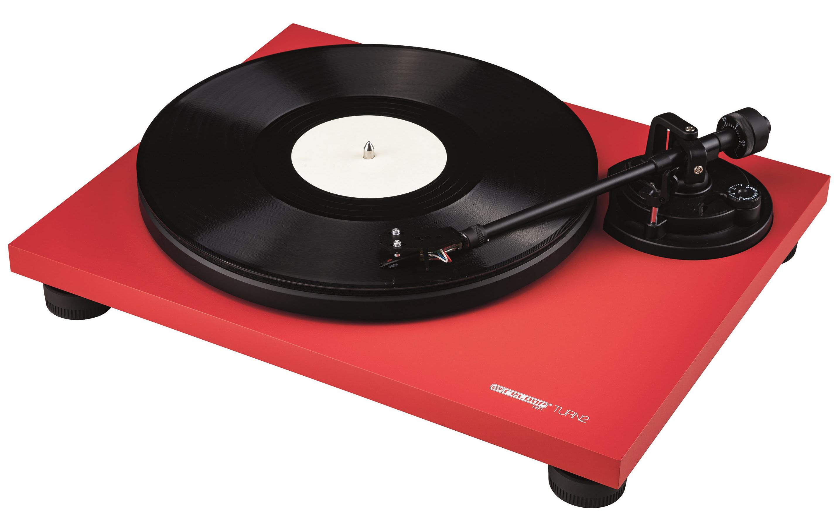 Reloop Plattenspieler HiFi Turn2 Rot