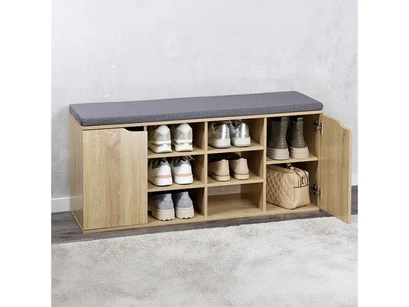 Kesper Schuhregal 103 x 48 cm, Keine Angabe/Beige/Braun Kesper Schuhregal 103 x 48 cm, Keine Angabe/Beige/Braun