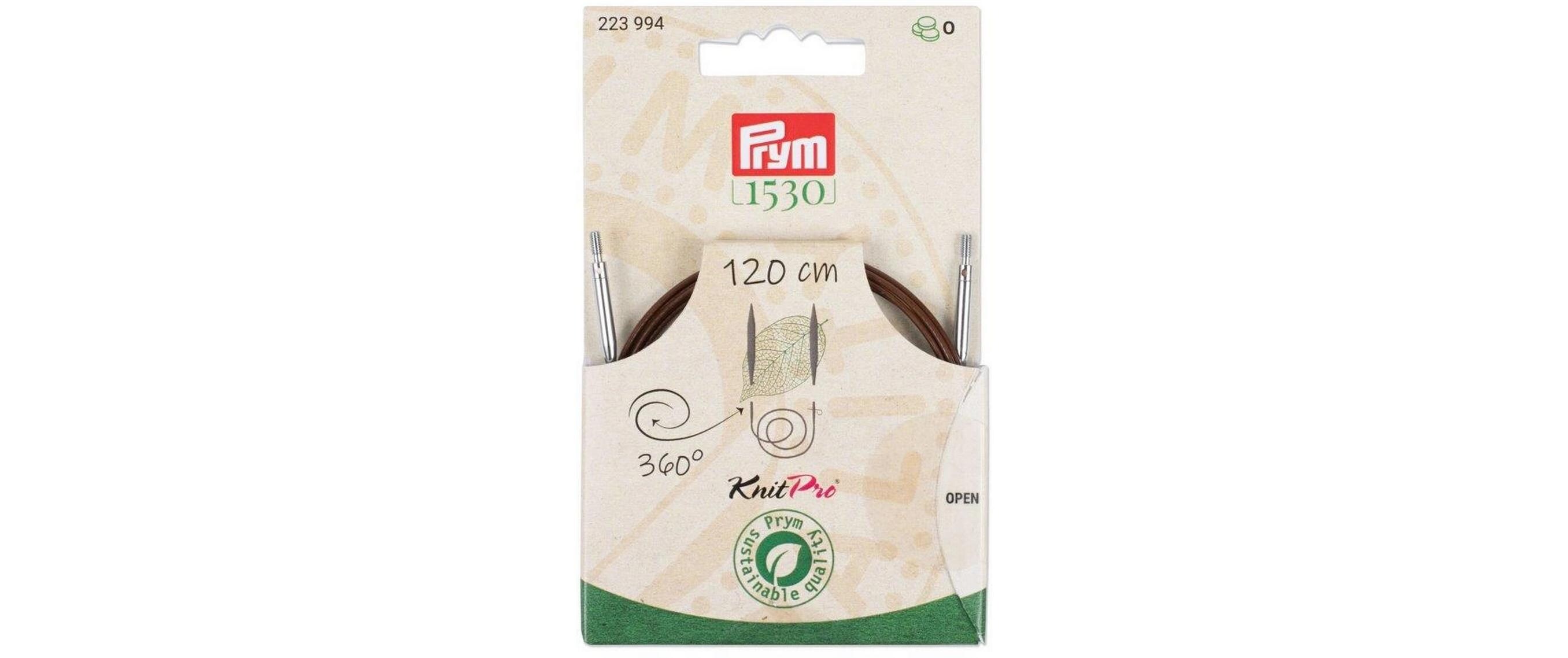 Prym 1530 Natural Kunststoffseil und Zubehör 360° drehbar, 120 cm
