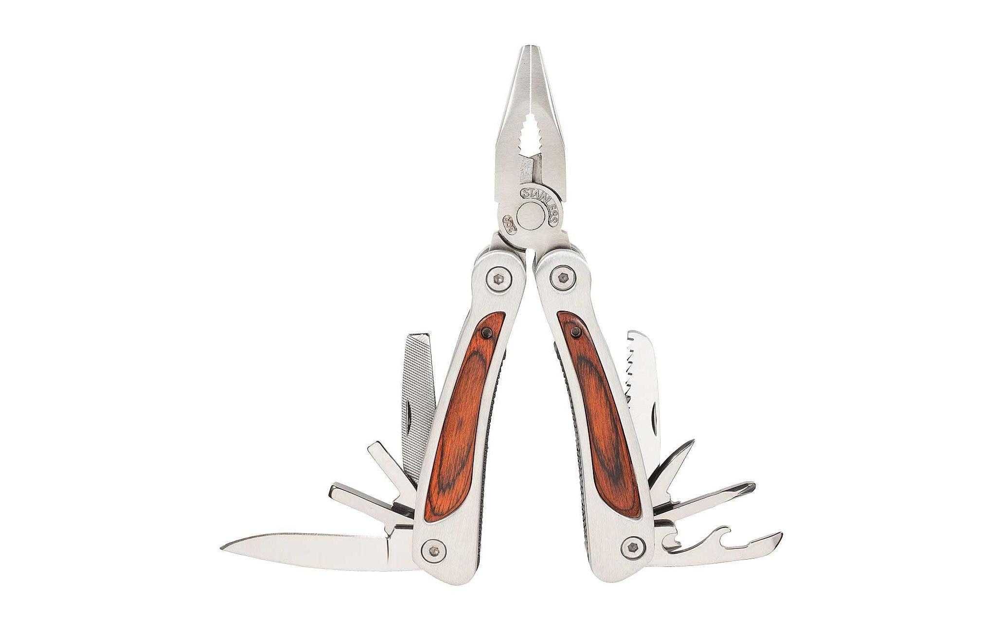 Herbertz Multi-Tool mit Holzeinlage