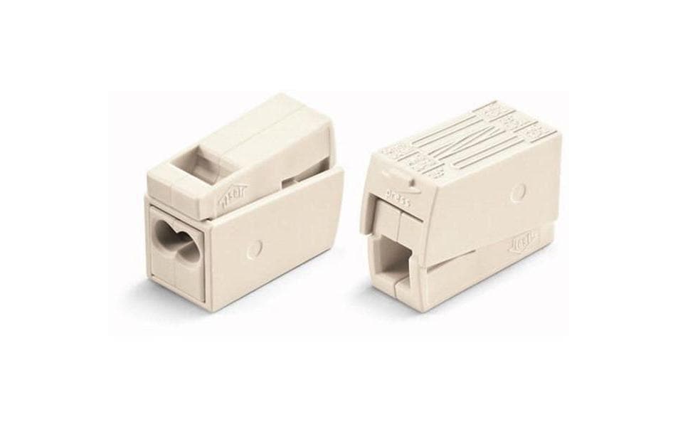 WAGO Leuchtenklemme 3-fach, 100 Stück WAGO Leuchtenklemme 3-fach, 100 Stück