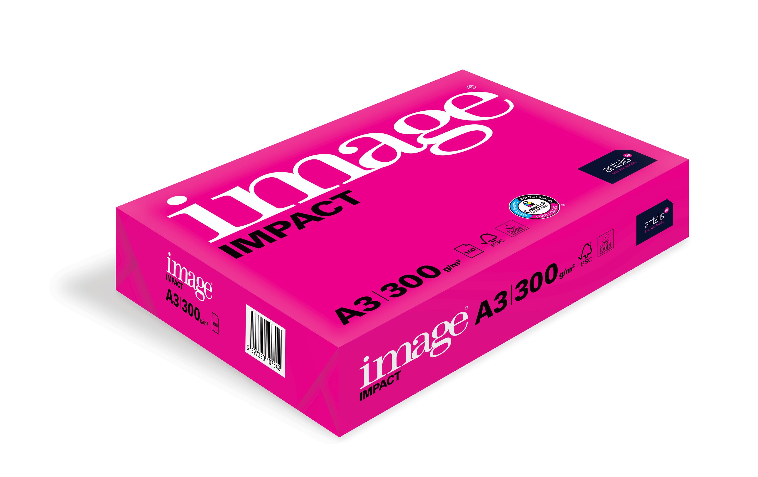 Image Kopierpapier Image Impact A3, Hochweiss, 300 g/m², 125 Blatt