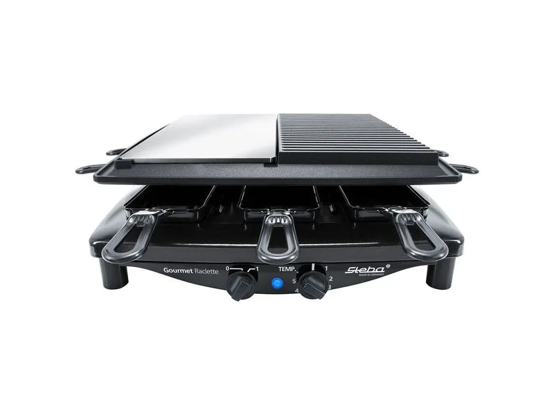 Steba Raclette RC8 Black Steel Edelstahl Schwarz Steba Raclette RC8 Black Steel Edelstahl Schwarz