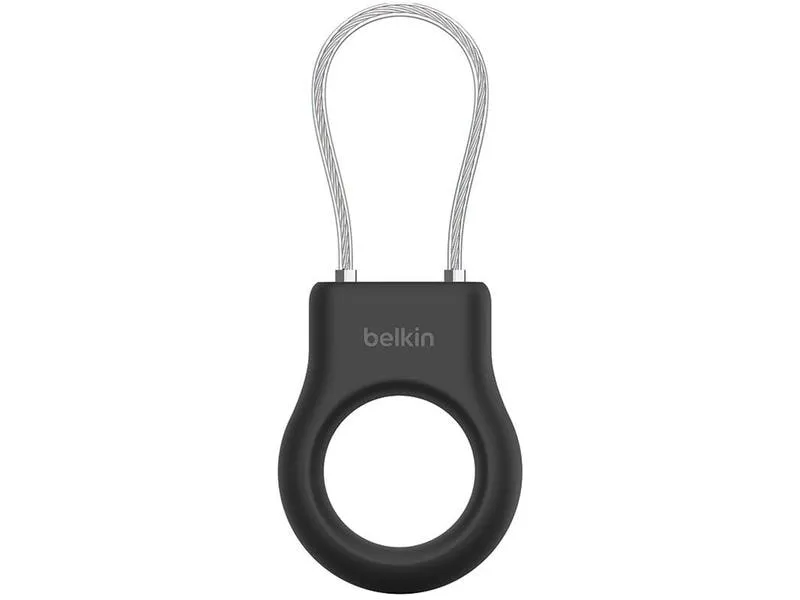 Belkin Secure Holder für Apple AirTag mit Drahtseil Schwarz Belkin Secure Holder für Apple AirTag mit Drahtseil Schwarz