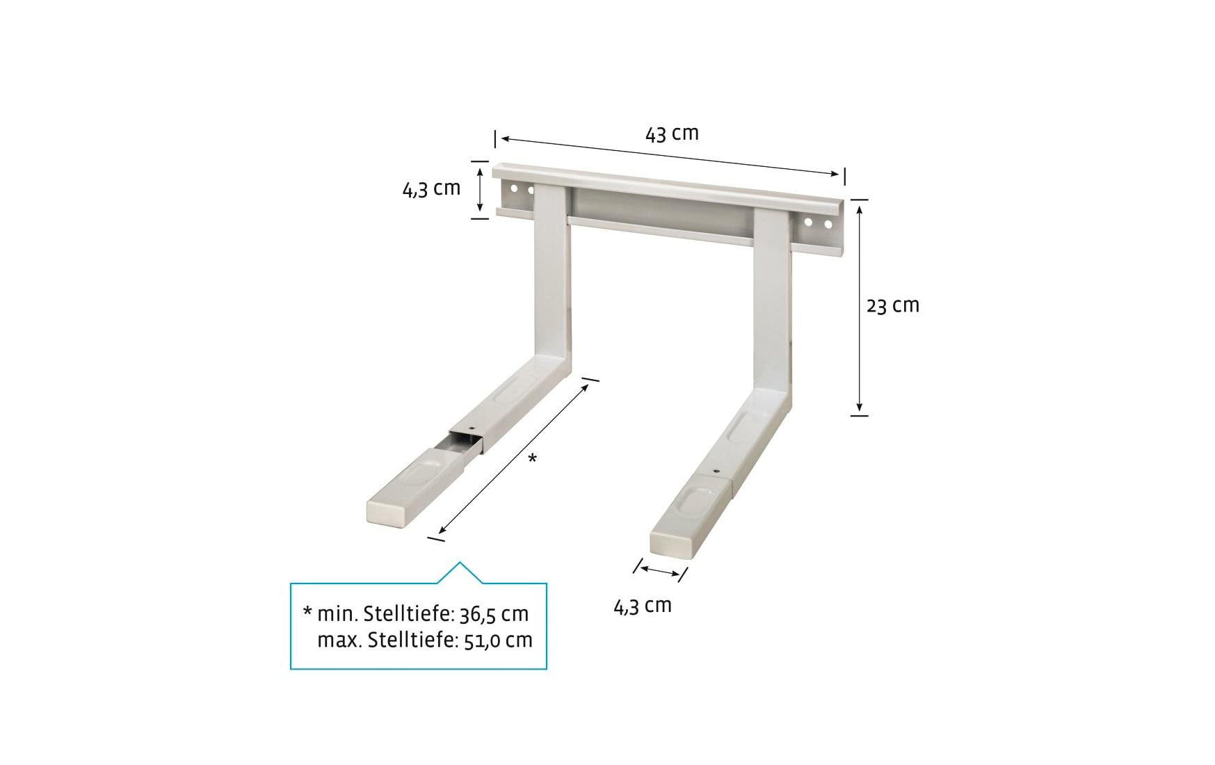 Xavax Mikrowellenhalterung 110930 Weiss