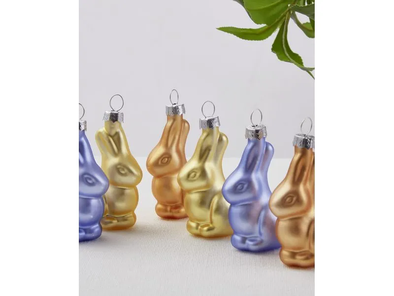 EGLO Aufhänger Hase Fintry 6 Stück, Aprikose, Gelb, Lavendel EGLO Aufhänger Hase Fintry 6 Stück, Aprikose, Gelb, Lavendel