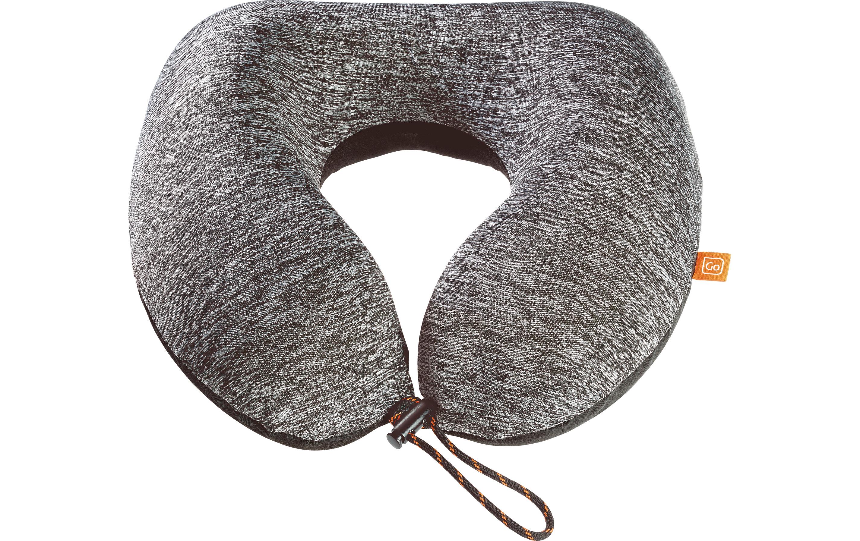GOTravel Reisekissen Memory ZZZs Grau/Orange