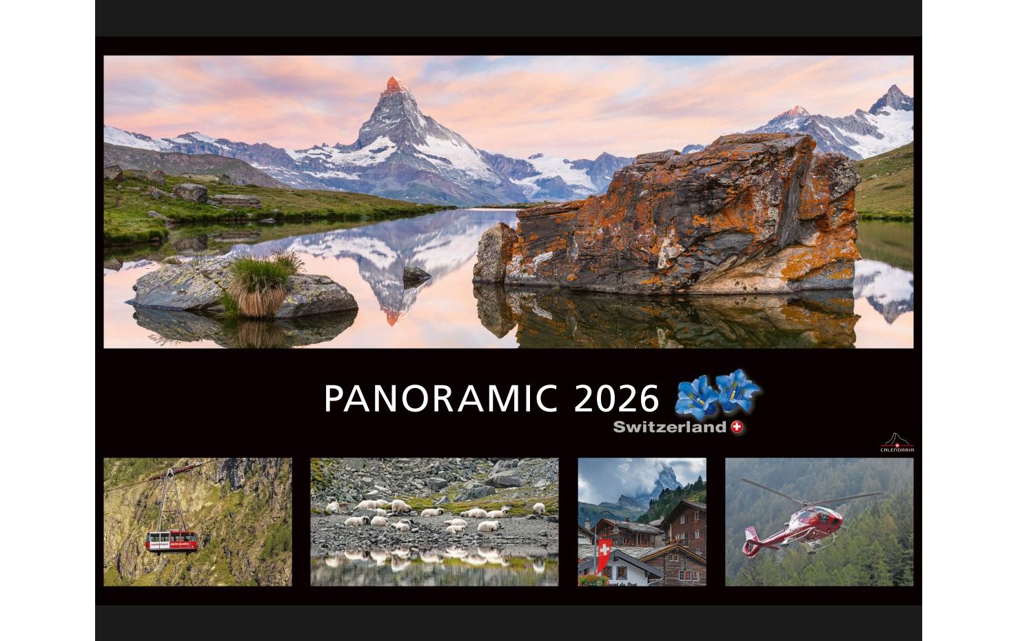 Calendaria Kalender Panoramic Switzerland 2026 Calendaria Kalender Panoramic Switzerland 2026