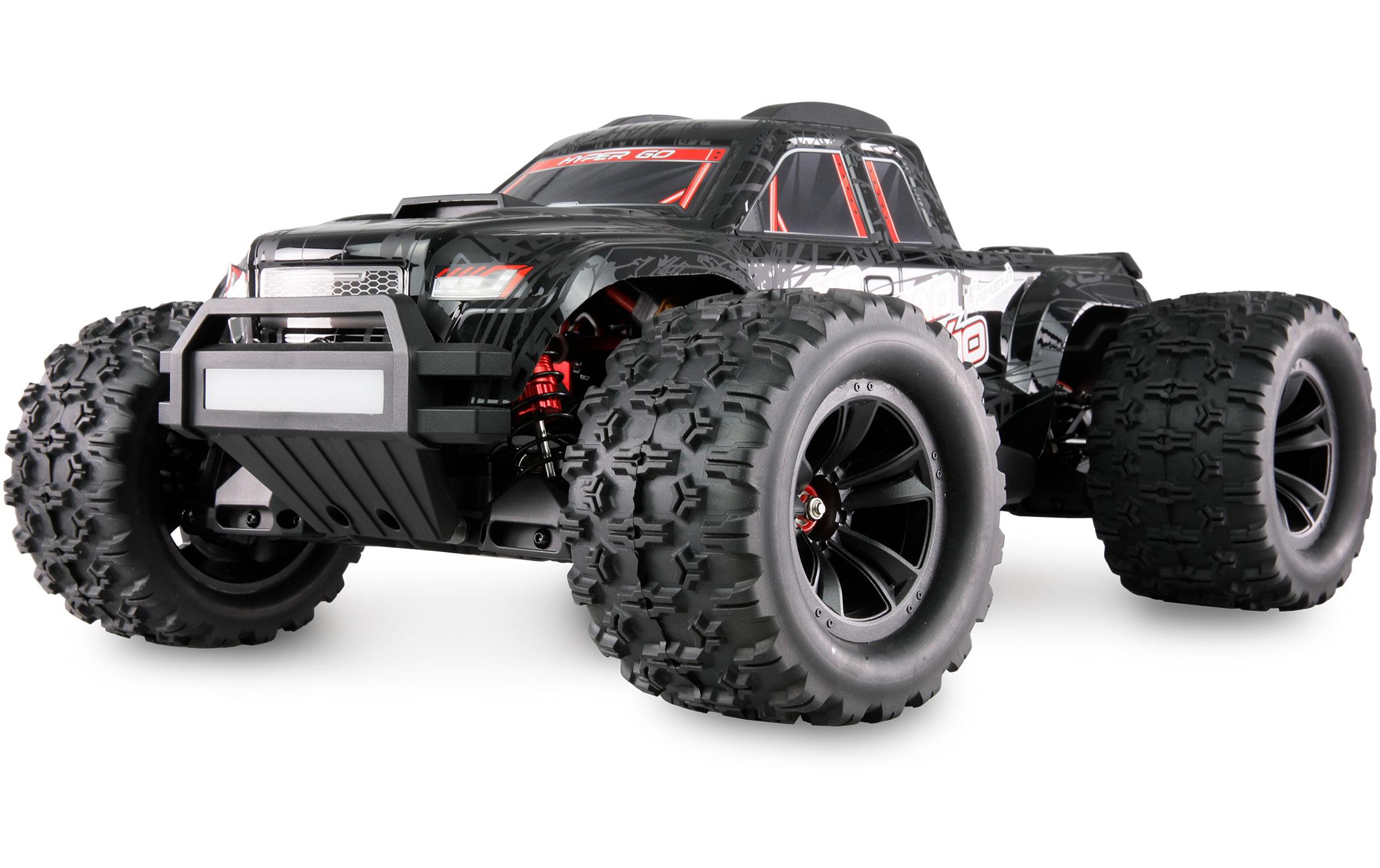 Amewi Monster Truck Hyper Go MTX10 1:10, ARTR, Schwarz