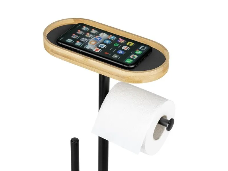 Wenko Toilettengarnitur Pomarolo Braun/Schwarz