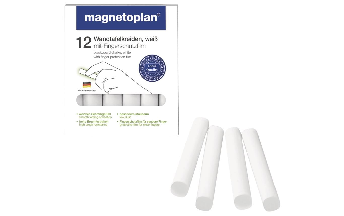 Magnetoplan Wandtafelkreide Weiss, 12 Stück