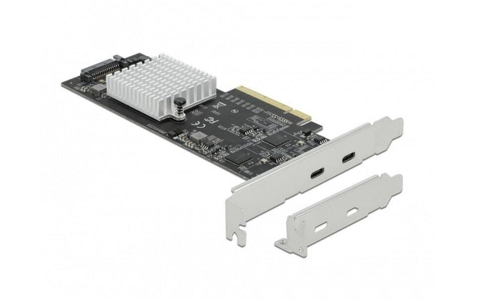 Delock PCI-Express-Karte USB 3.2 Gen2x2 - 2x USB-C Delock PCI-Express-Karte USB 3.2 Gen2x2 - 2x USB-C