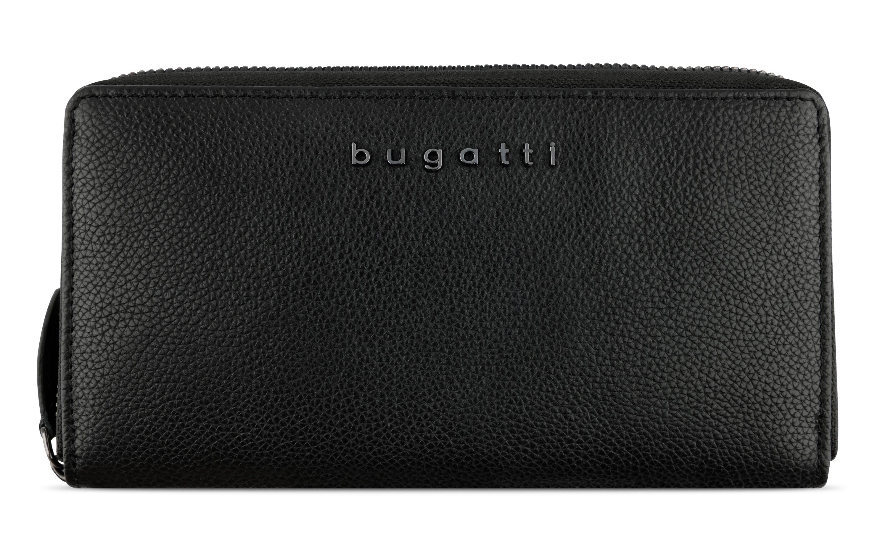 Bugatti Portemonnaie Bella 18.5 cm, Schwarz