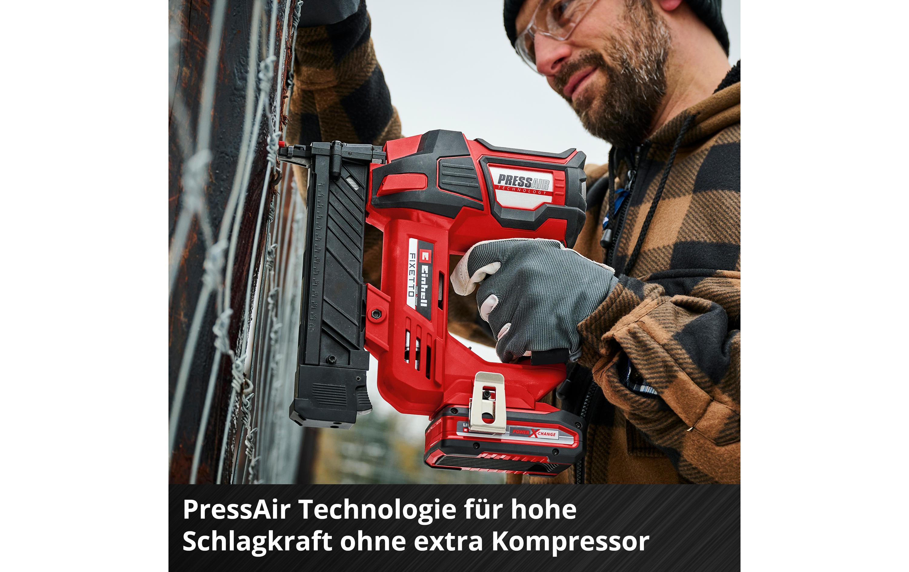 Einhell Akku-Tacker FIXETTO 18/38 S