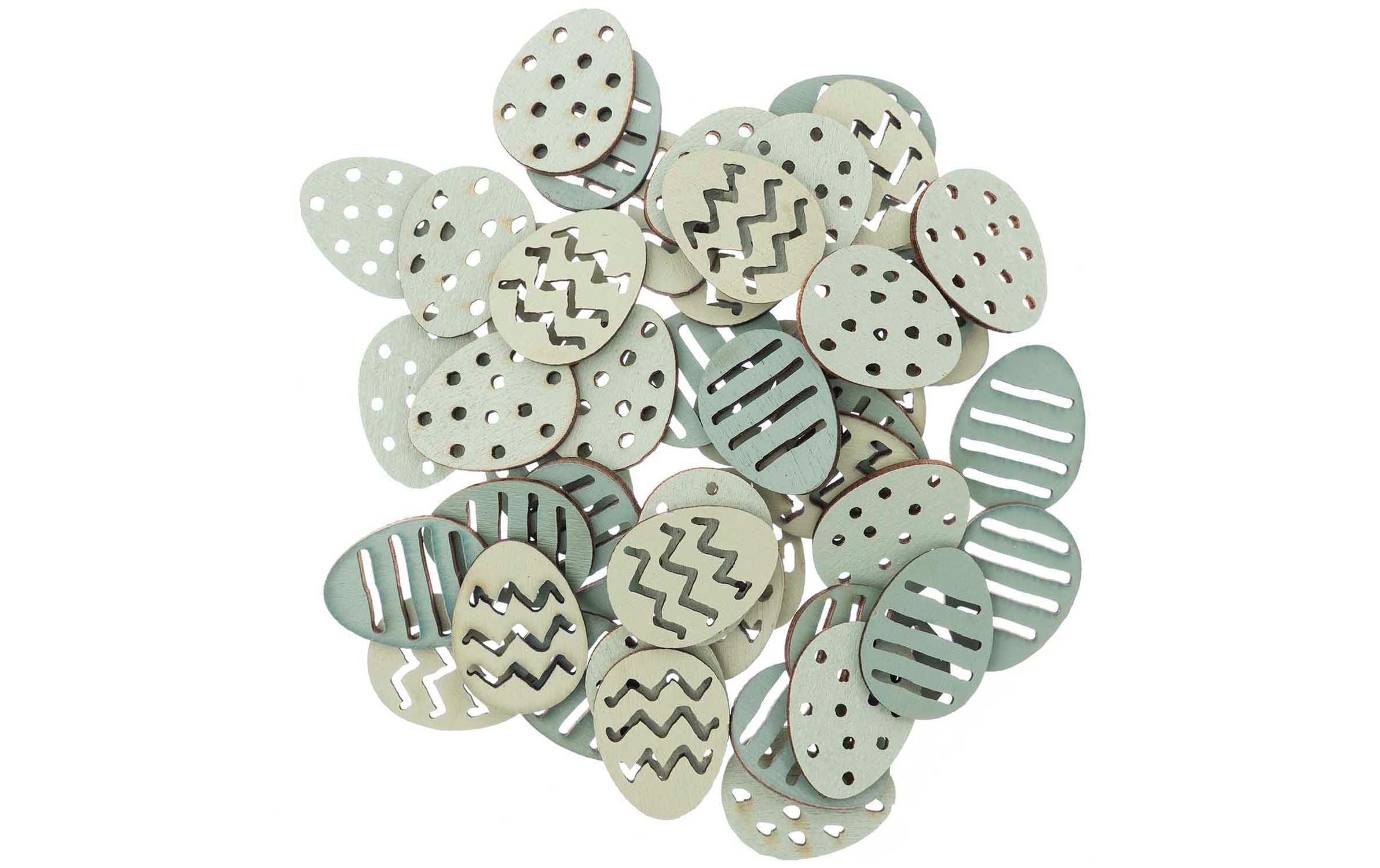 Rico Design Streudeko Ostereier 48 Stück, Mint