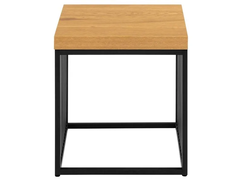 AC Design Beistelltisch Strington 40 x 40 x 42 cm, Braun/Schwarz AC Design Beistelltisch Strington 40 x 40 x 42 cm, Braun/Schwarz