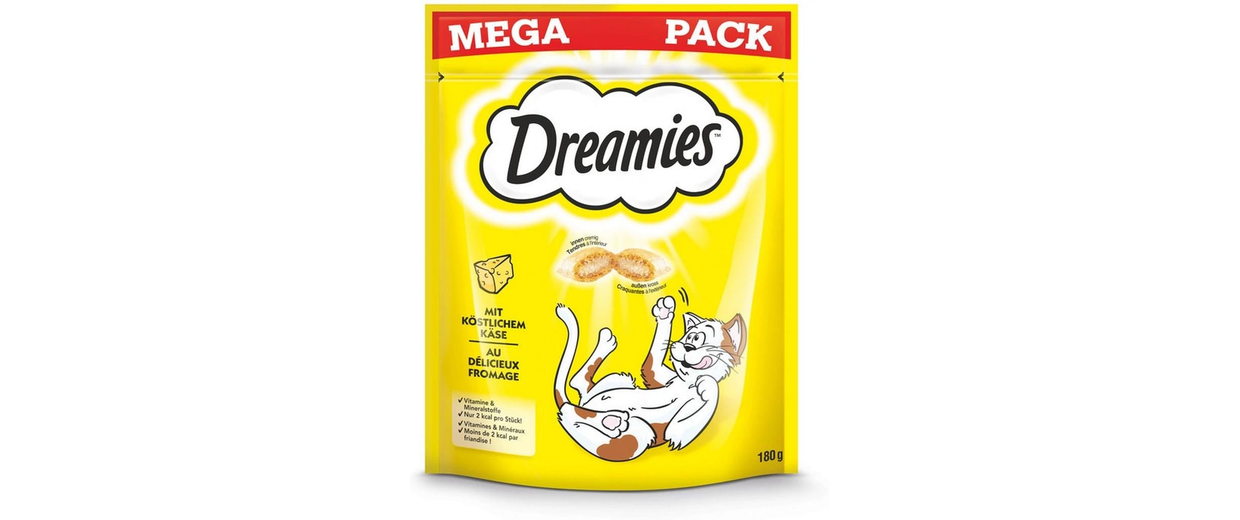Dreamies Katzen-Snack Käse 180 g