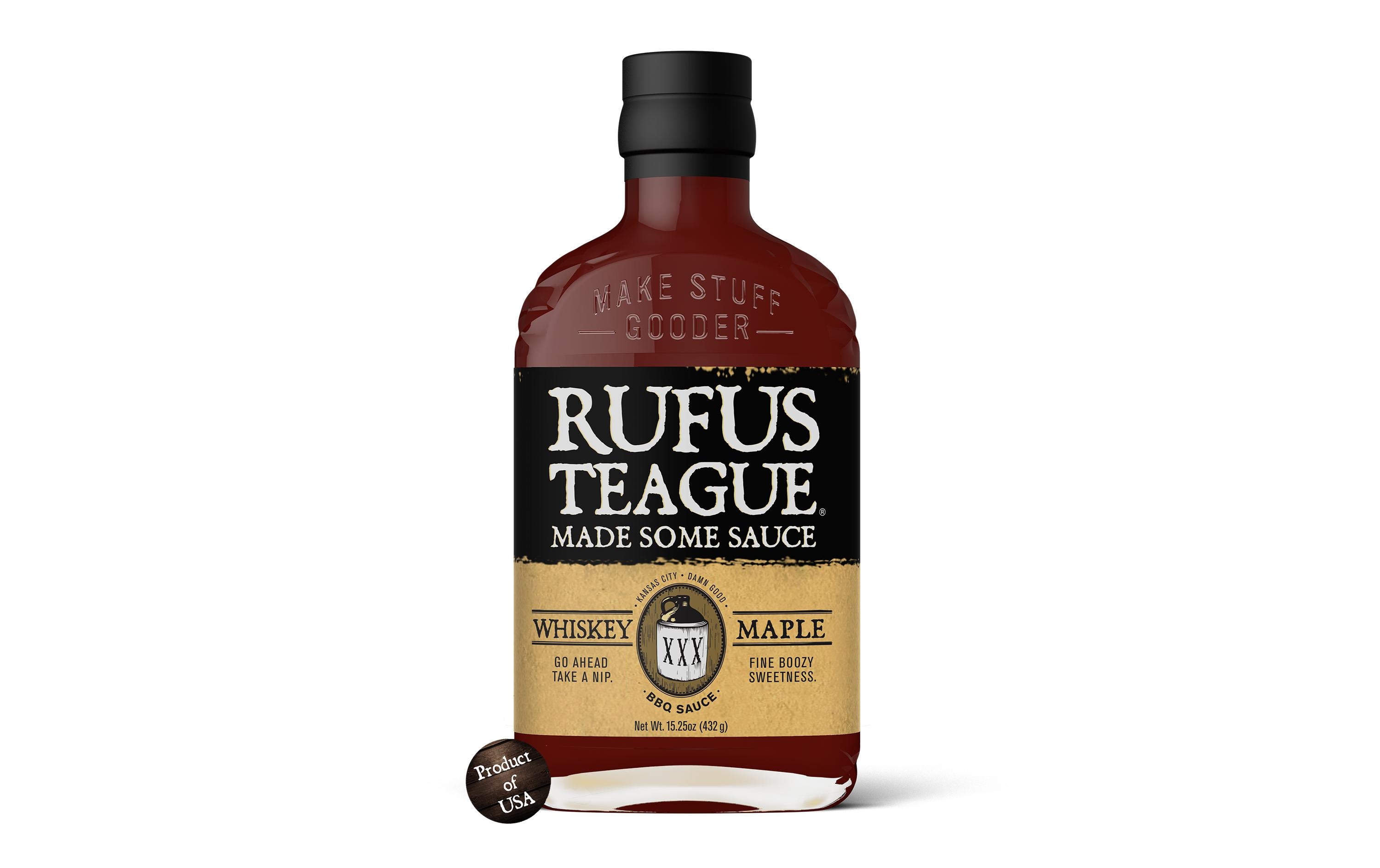 Rufus Teague Barbecue Sauce Whiskey Maple 432 g