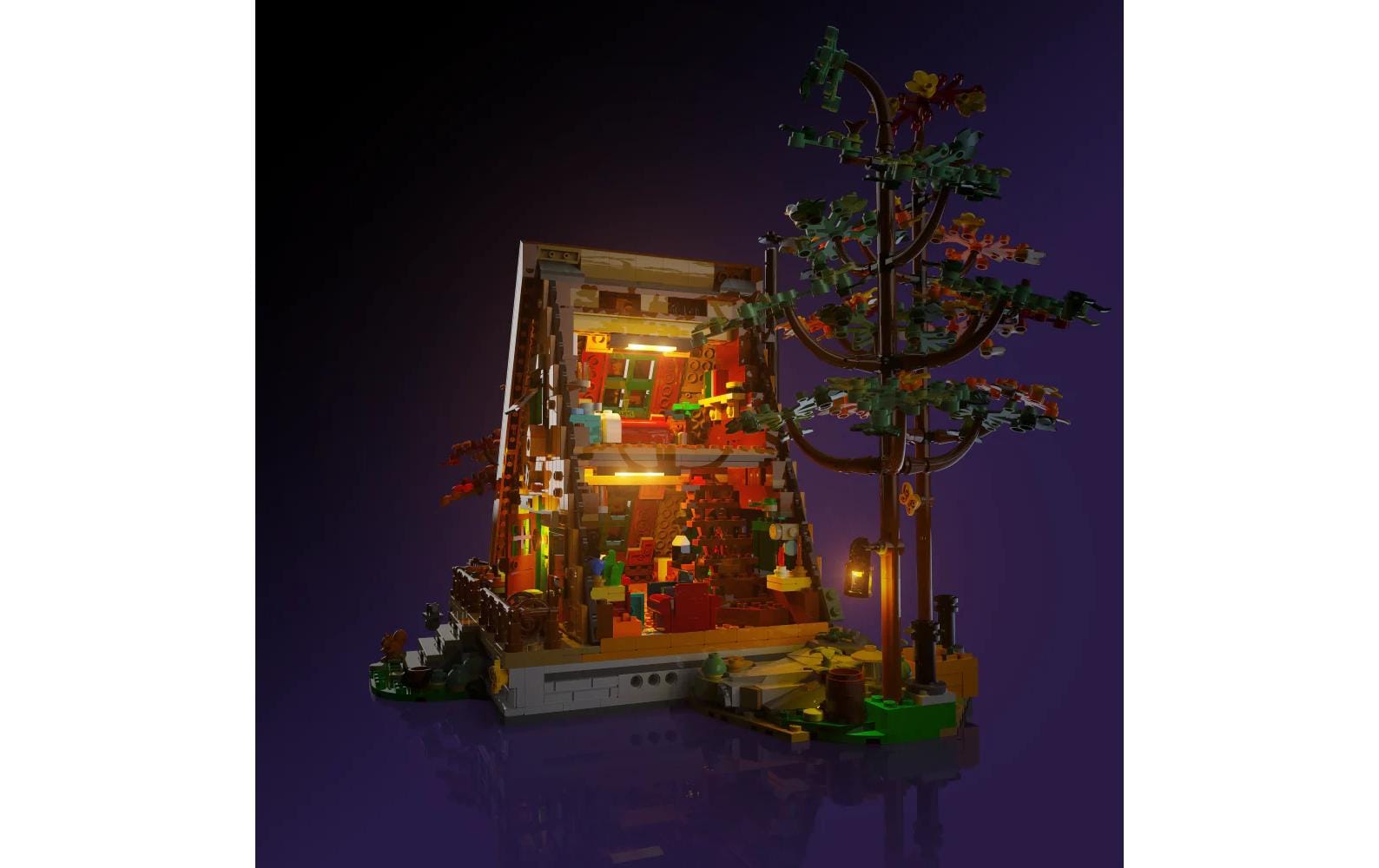 Light My Bricks LED-Licht-Set für LEGO® Finnhütte 21338