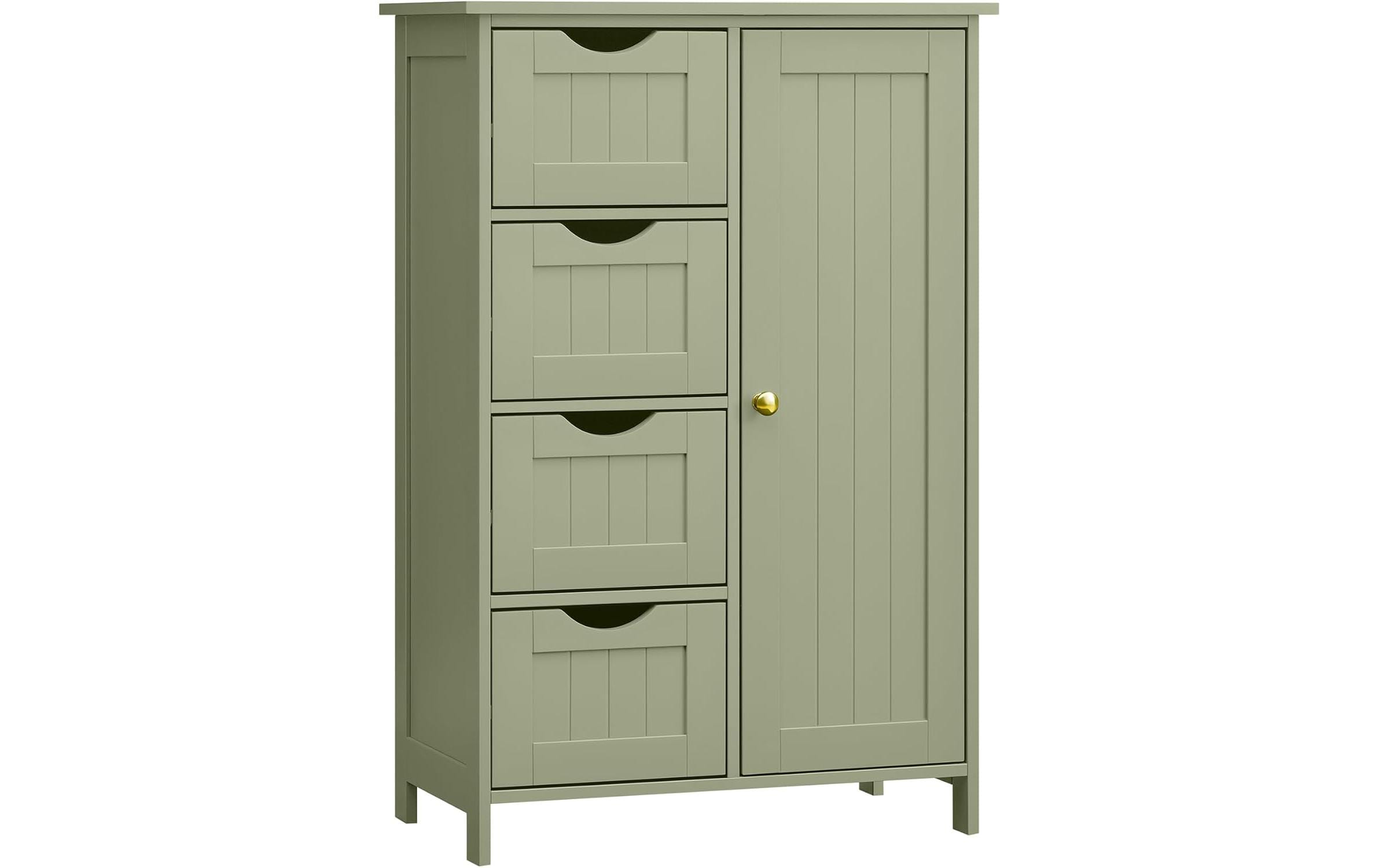 VASAGLE Badezimmerschrank 55 x 82 cm, Grün